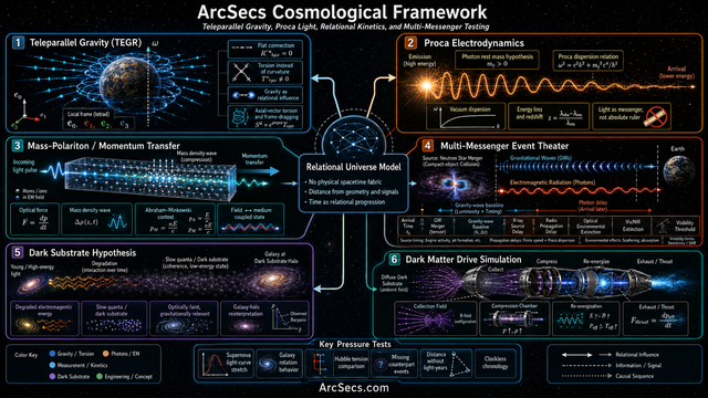 ArcSecs Cosmological Framework Diagram