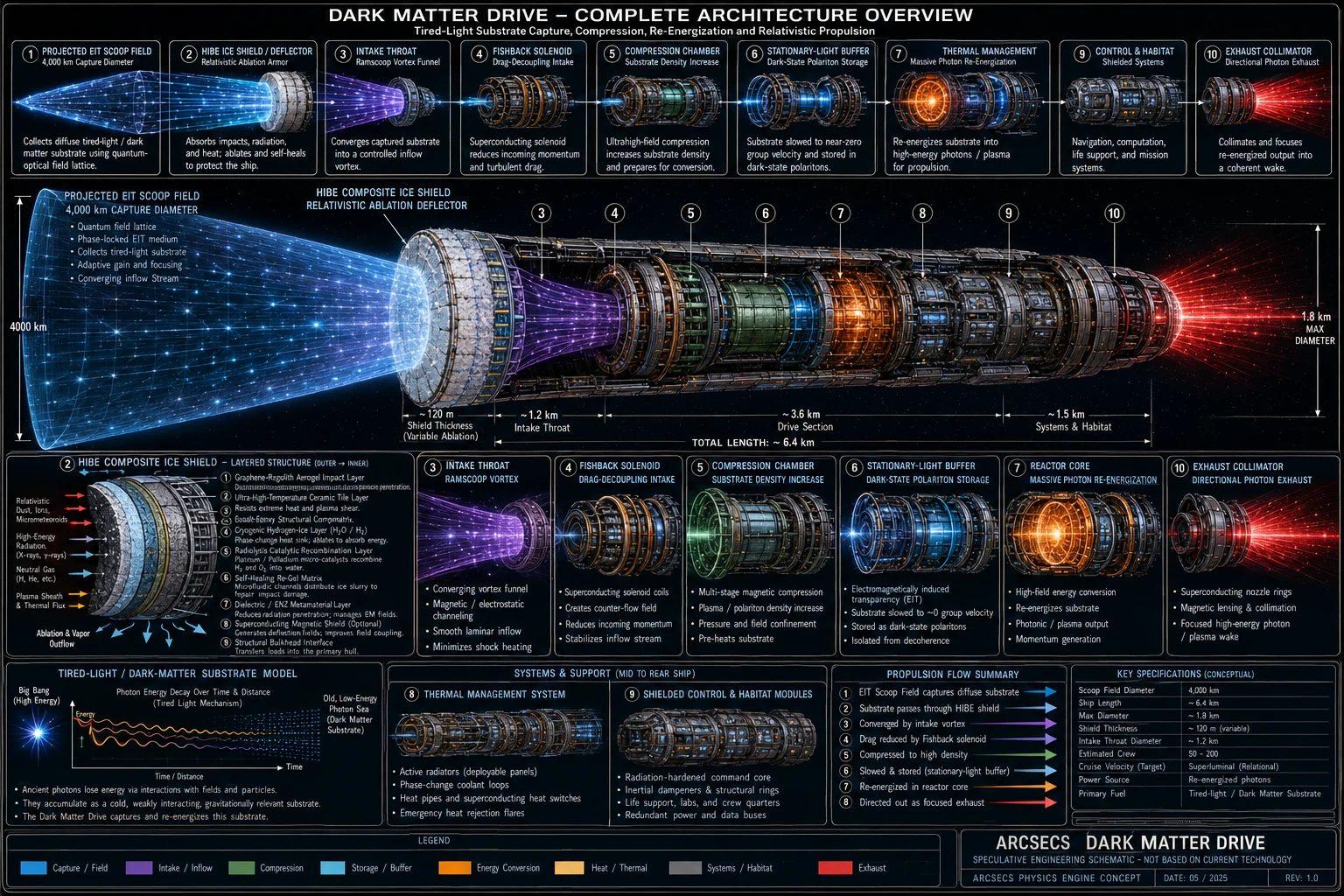 Dark Matter Drive complete architecture overview - Dark Matter Drive schematic