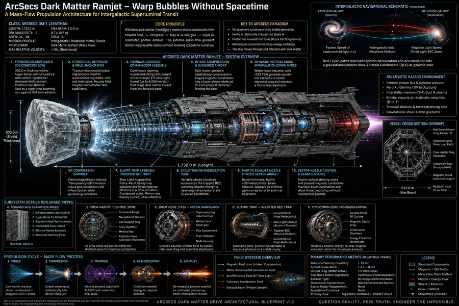 ArcSecs Dark Matter Drive Final Blueprint