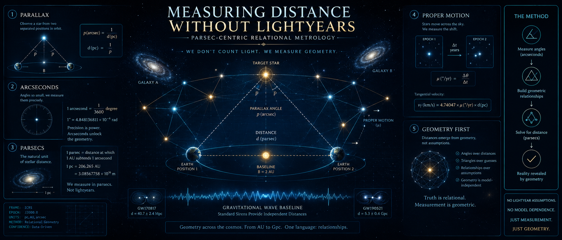 Measuring distance without lightyears - Dark Matter Drive schematic