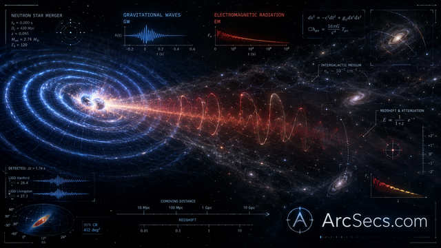 Neutron Star Merger in Cosmic Waves