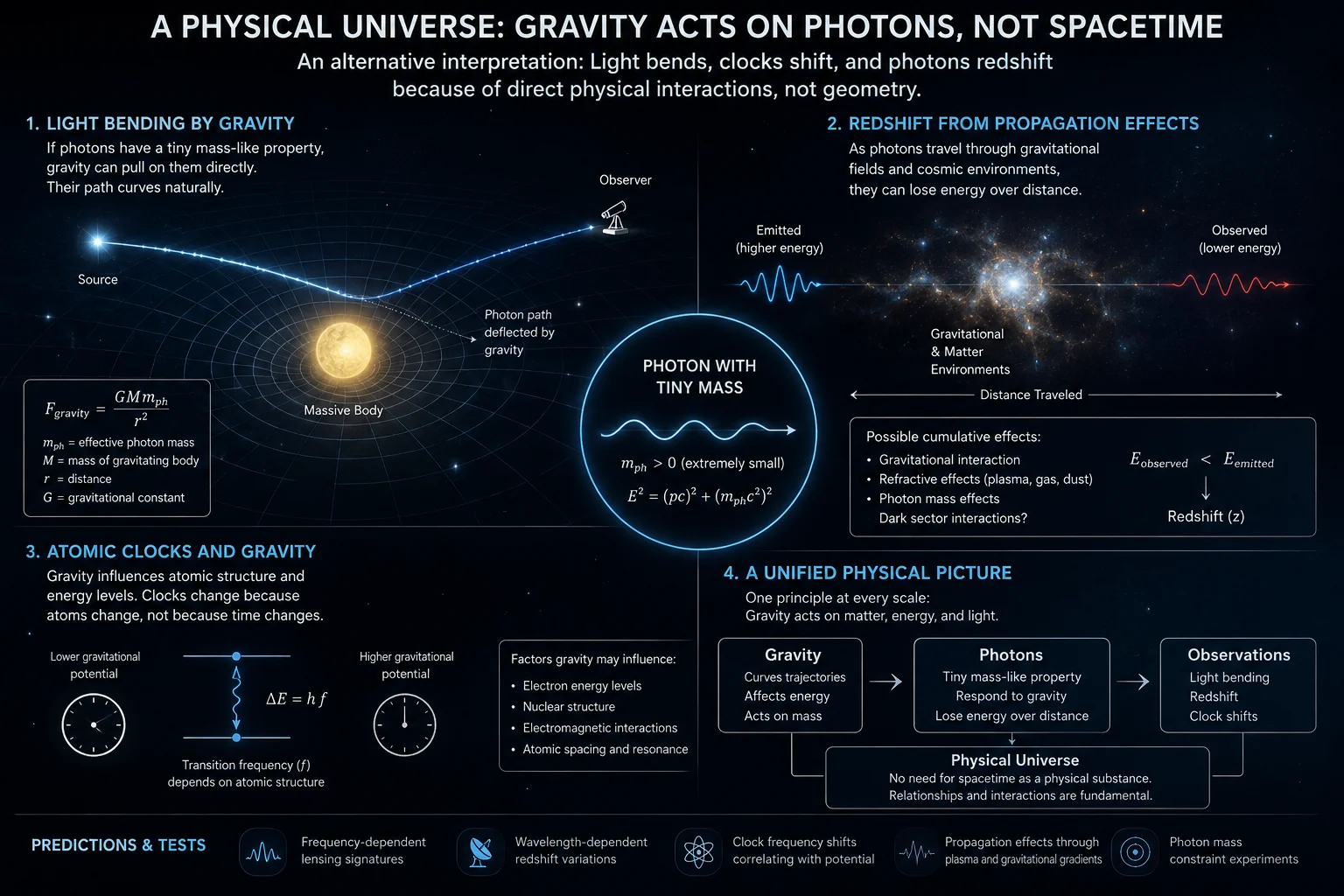 Dark Matter Drive Photon Gravity Effects - Dark Matter Drive schematic
