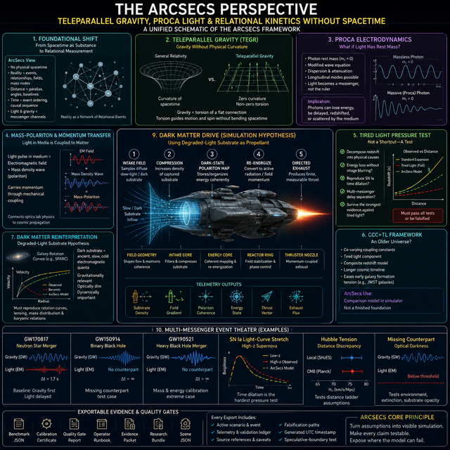 The ArcSecs Scientific Framework Schematic